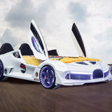 Aero Premium Race Car Bed w/ Free Mattress CaKidsRoom