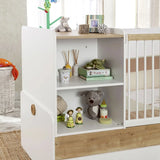 Crib Crib Natura Baby Sl Convertible Baby Bed (w/Trundle Bed - 80x180 Cm) CaKidsRoom