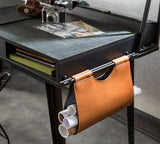 Dark Metal Office Desk freeshipping - Cakidsroom