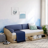 Daybed Daybed with Storage Oak CaKidsRoom