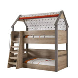 Full Over Double Bunk Bed freeshipping - Cakidsroom