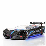 MNV1 Race Car Bed for Kids w/LED Lights & Sounds Effects CaKidsRoom