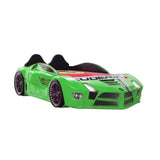 Moon Luxury Race Car Bed w/LEDs & Sound Effects (Free Mattress) CaKidsRoom