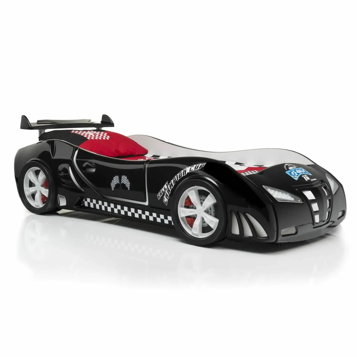 M3 Infiniti Race Car Bed For Kids W Led, Sound Effects & Free Mattress