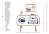 Play Kitchen - Retro Play Set for Kids freeshipping - Cakidsroom