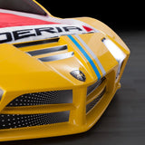race car bed Moon Luxury Race Car Bed w/LEDs & Sound Effects (Free Mattress) CaKidsRoom