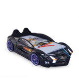 race car bed Moon Luxury Race Car Bed w/LEDs & Sound Effects (Free Mattress) CaKidsRoom
