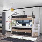 Loft Bed for Kids New City Loft Bed for Kids CaKidsRoom