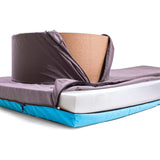 Bean Bag 2-Color Paq Bed Bean Bag (Blue) - Convertible to Camping Mattress CaKidsRoom