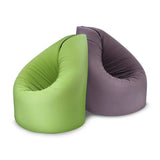 Bean Bag 2-Color Paq Bed Bean Bag (Green) - Convertible to Camping Mattress CaKidsRoom