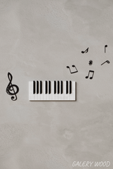 Piano Coat (11 Key) -Wall Mountable Piano Towel Coat Umbrella Bag Hanger Hook Rack Coat Hooks - Black and White (Copy) (Copy) CaKidsRoom