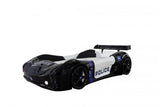 Premium POLICE Race Car Bed w/LEDs & Sound Effects CaKidsRoom