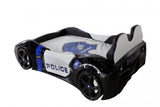 Premium POLICE Race Car Bed w/LEDs & Sound Effects CaKidsRoom