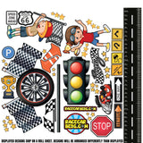 Race Car Bed Wall Sticker Set for Kids Room CaKidsRoom