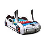 SPEEDY Race Car Bed w/LED Lights & Sounds Effects CaKidsRoom