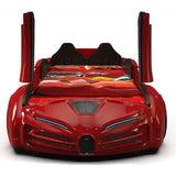 SPEEDY Race Car Bed w/LED Lights & Sounds Effects CaKidsRoom