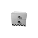 Star Racer Nightstand for Kids - White - CaKidsRoom