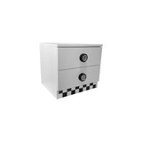 Star Racer Nightstand for Kids - White - CaKidsRoom