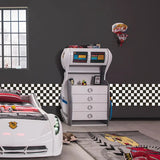 White Gas Pump Dresser for Kids - CaKidsRoom