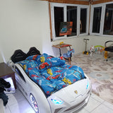 Nitro RX Race Car Bed for Kids w/LED Lights & Sound Effects