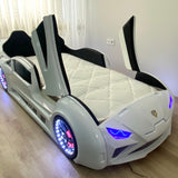 Nitro RX Race Car Bed for Kids w/LED Lights & Sound Effects