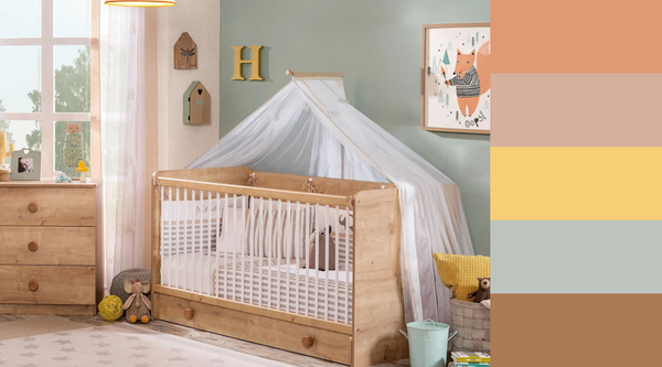 Crib color deals ideas