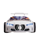 GTX Race Car Bed w/LEDs & Sound Effects