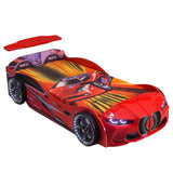 GTX Race Car Bed w/LEDs & Sound Effects