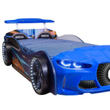 GTX Race Car Bed w/LEDs & Sound Effects