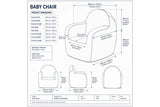 Cakidsroom Kids Chair – Soft, Safe, and Comfortable Toddler Seating