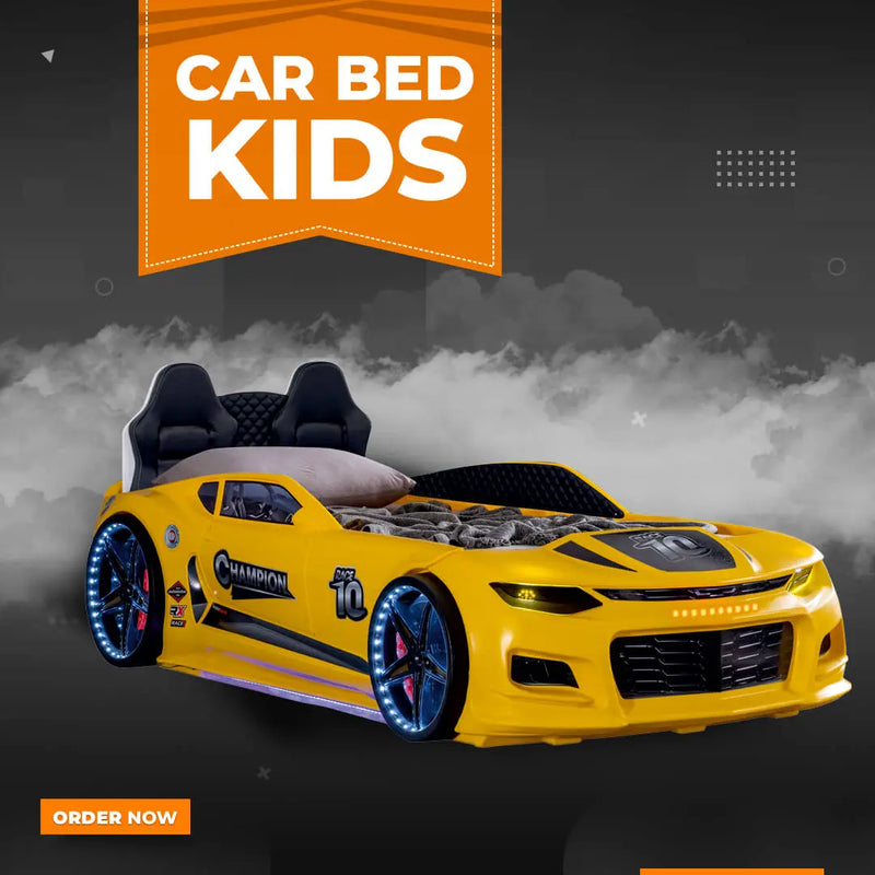Champion Race Car Bed (Yellow) 3