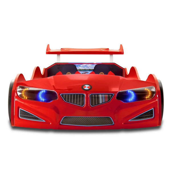 GT1 Race Car Bed w/Free Mattress freeshipping - Cakidsroom 