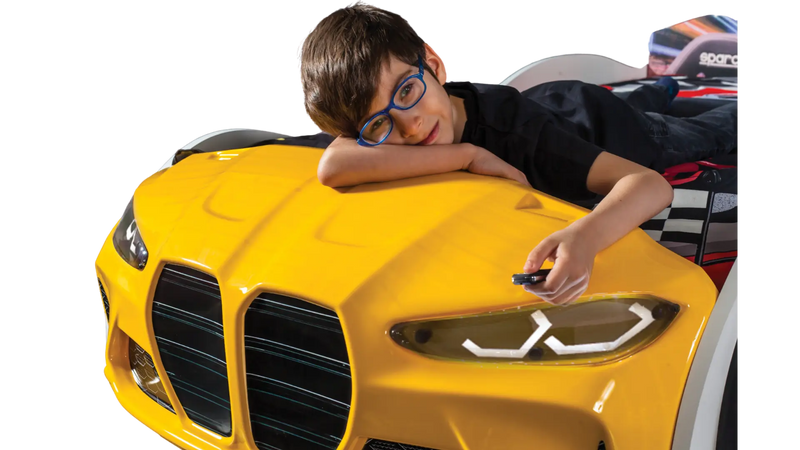 GTX Race Car Bed w/LEDs & Sound Effects CaKidsRoom