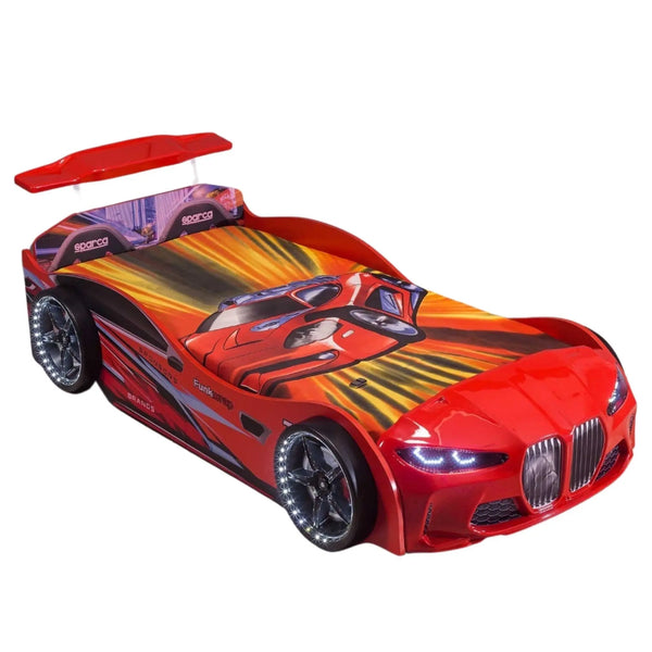 GTX Race Car Bed w/LEDs & Sound Effects CaKidsRoom