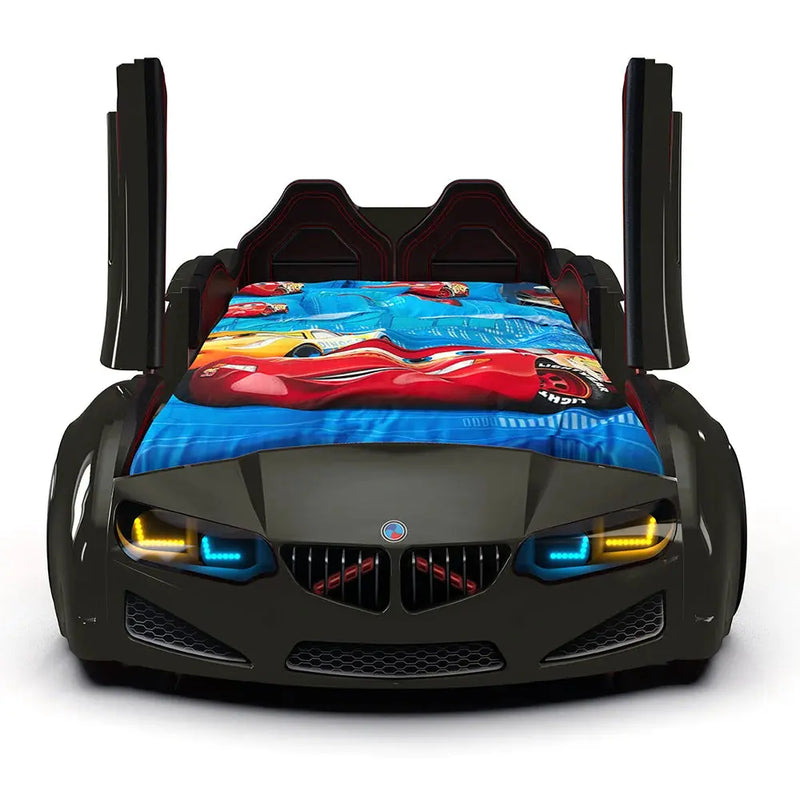Race Car Bed for Kids MZ Super Race Car Bed For Kids w/LEDs & Sound Effects CaKidsRoom