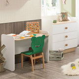 Dresser Natura White Dresser w/Mounted Desk CaKidsRoom