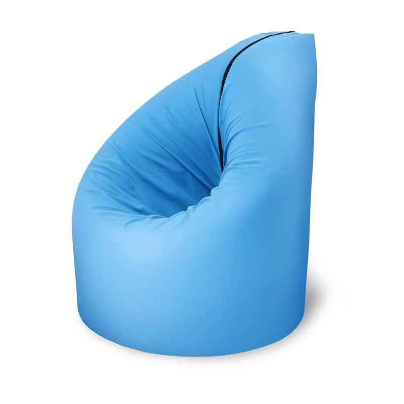 Bean Bag 2-Color Paq Bed Bean Bag (Blue) - Convertible to Camping Mattress CaKidsRoom