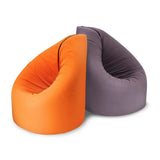 Bean Bag 2-Color Paq Bed Bean Bag (Orange) - Convertible to Camping Mattress CaKidsRoom