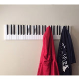 Piano Coat (15 Key) -Wall Mountable Piano Towel Coat Umbrella Bag Hanger Hook Rack Coat Hooks - Black and White (Copy) CaKidsRoom