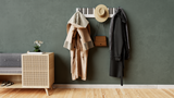 Piano Coat (21 Key) -Wall Mountable Piano Towel Coat Umbrella Bag Hanger Hook Rack Coat Hooks - Black and White CaKidsRoom