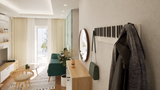 Piano Coat (21 Key) -Wall Mountable Piano Towel Coat Umbrella Bag Hanger Hook Rack Coat Hooks - Black and White CaKidsRoom