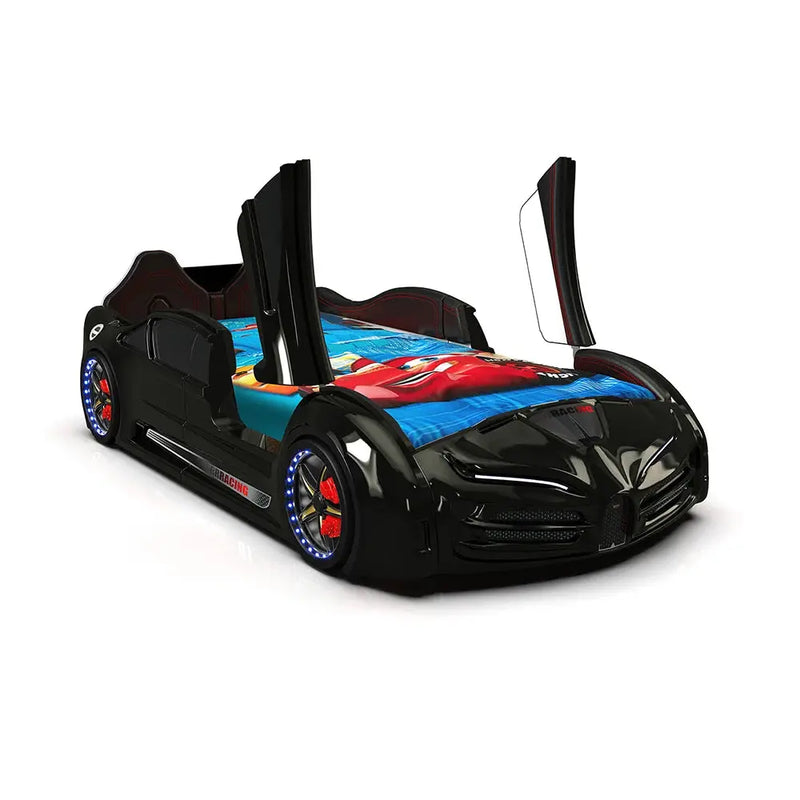 SPEEDY Race Car Bed w/LED Lights & Sounds Effects CaKidsRoom