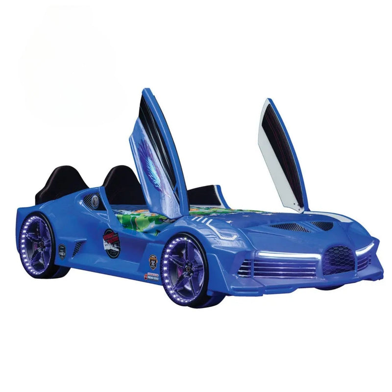 Aero Premium Race Car Bed w/ Free Mattress