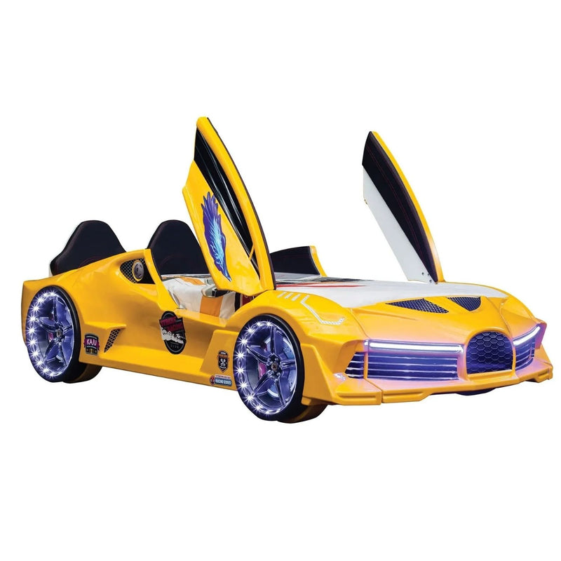 Aero Premium Race Car Bed w/ Free Mattress