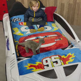 Aero Premium Race Car Bed w/ Free Mattress